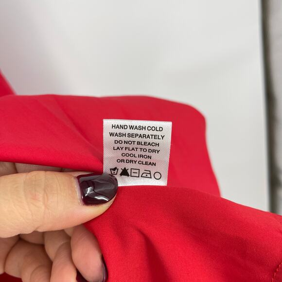 MORE TO COME | Sama Dress in Red Poplin Fit & Flare Mini M - Picture 10 of 10